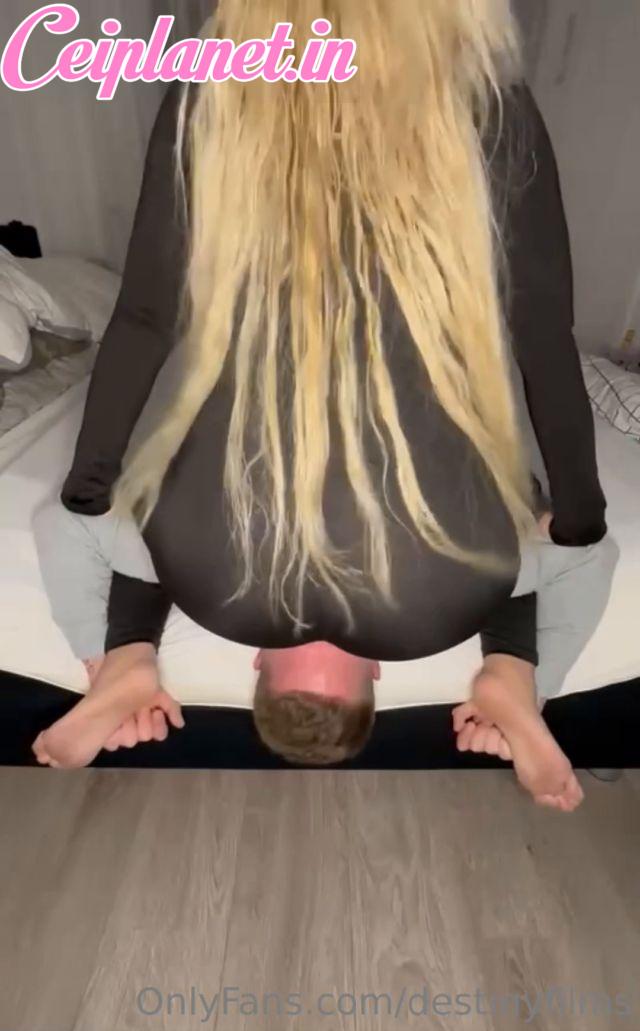 DestinyFilms – I Just Love To Put My Huge Ass Full Weight On His Face