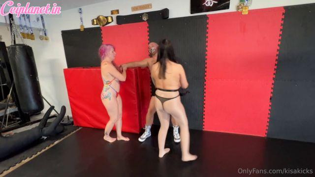 Kisa Kicks and CJ – 2 On 1 With Sybil Starr And I Vs Cj