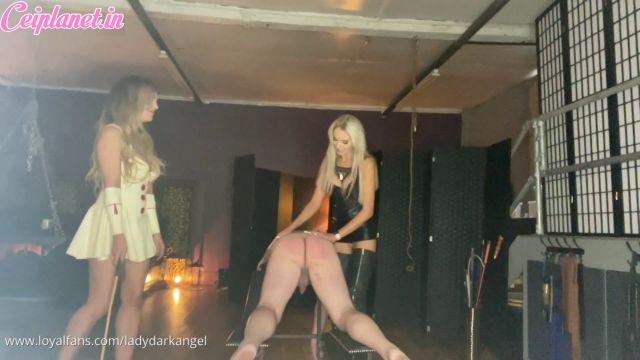 LADYDARKANGEL – Finishing Off With More Cane Strokes
