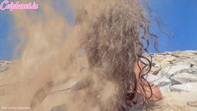 RISE OF THE GIANTESS – Giantess Daniela – This is MY BEACH 4k