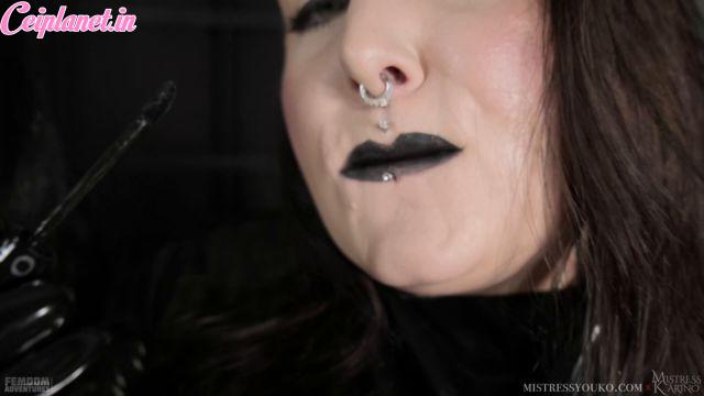 Femdom Adventures – Black Lips Jerk Off Instructions By Latex Goth Goddesses Pov – Mistress Karino And Mistress Youko