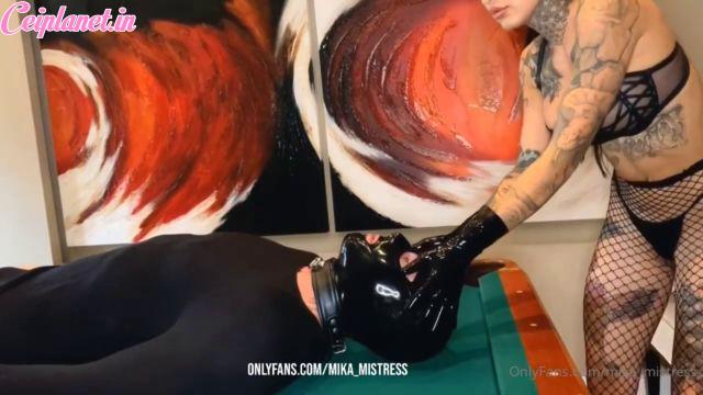 Mistress Mika – Latex Teasing And Breath Play