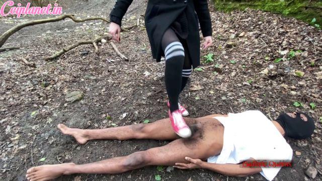 Sadistic Queens – Squishysax – Miss Tiffany Naylor – Converse Ball Flattening