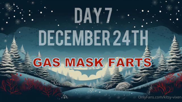 Kitsy Vixen Farts – Goddess Kitsy – 8 Stinky Days Of Christmas