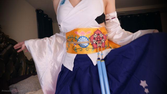 Princess Ellie Idol – Can Milfs Cosplay Yuna Costumed Sex Leads To Second Impregnati