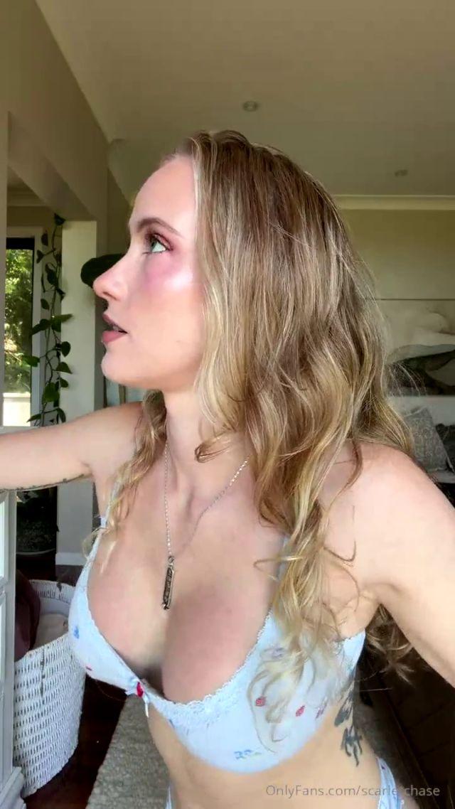 Scarlet Chase – Live Stream Try On Bikinis   Anal Play Dildo Anal Riding